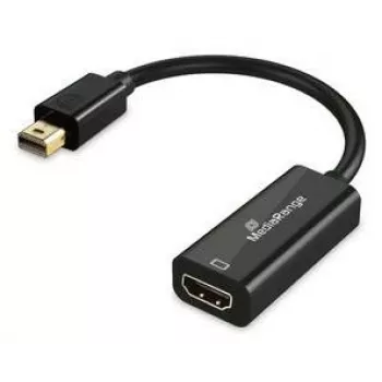 MediaRange MRCS236 Mini DisplayPort į HDMI keitiklis, 10 Gbps, 20 cm, juodas