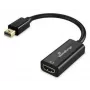 MediaRange MRCS236 Mini DisplayPort į HDMI keitiklis, 10 Gbps, 20 cm, juodas