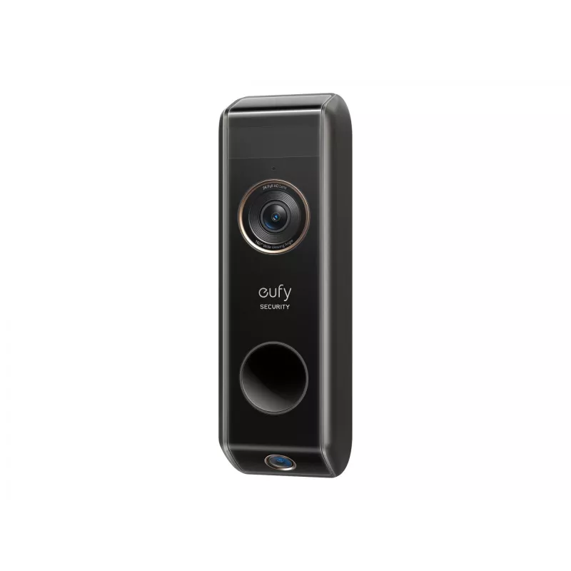 Eufy T8213G11 vaizdo durų skambutis su dviem kameromis, juodas, IP65, 2560x1920, 160°