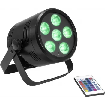 LED Par šviestuvas EUROLITE AKKU PAR 6 QCL baterijinis RGBW
