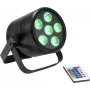 LED Par šviestuvas EUROLITE AKKU PAR 6 QCL baterijinis RGBW