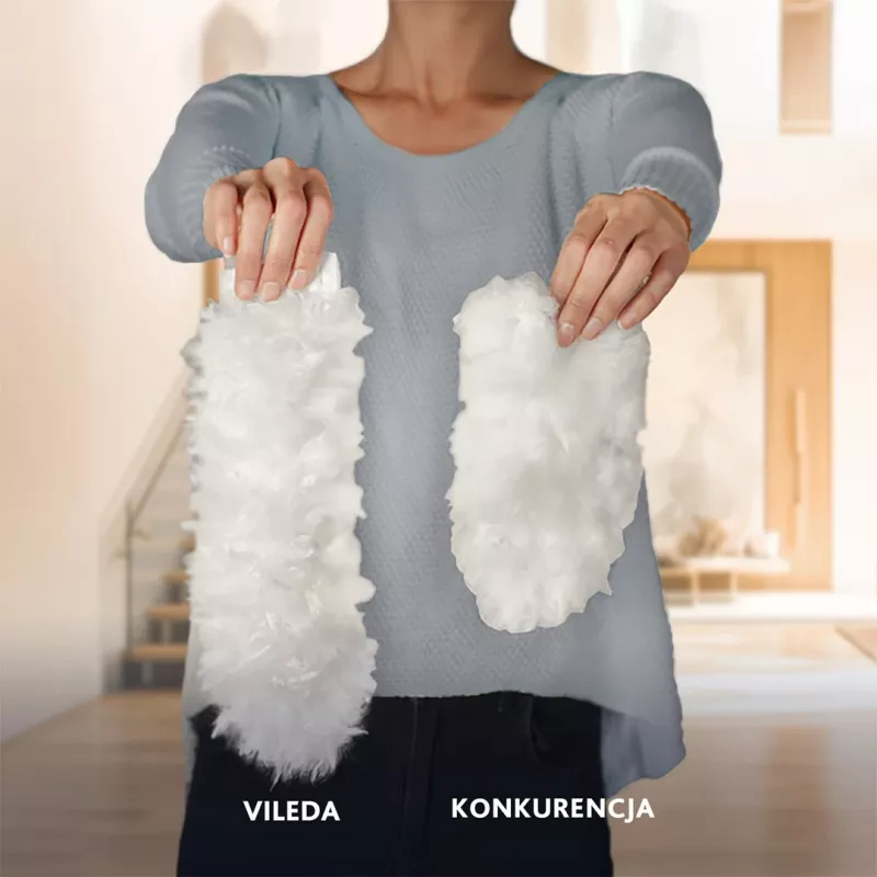 Vileda dulkių samtelis su ilga rankena + 1 Flex&Catch priedas