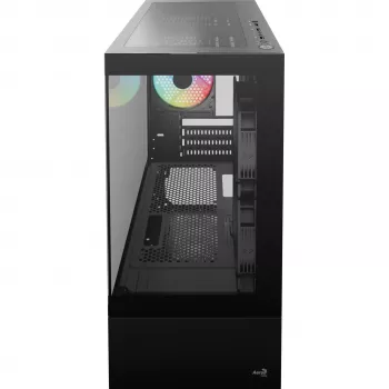 Kompaktiškas kompiuterio korpusas Micro/Mini-ITX AEROCOOL Geh Viewport Mini-G-BK-v4 ARGB juodas