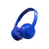 Skullcandy Cassette belaidės ausinės ant ausų, mėlynos