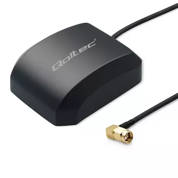 GPS/GLONASS antena QOLTEC 28 dBi 50 W su SMA stačiu kampu
