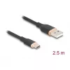 USB laidas DeLOCK 81227 2,5 m USB A USB C juodas
