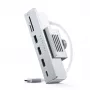 Satechi ST-UCICHS USB 3.2 Gen 1 Type-C dokas / prievadų replikatorius su USB-A, SD/MicroSD, sidabrinis