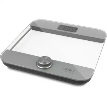 Elektrinės asmeninės svarstyklės Caso Body Energy Ecostyle 03416 – iki 180 kg, tikslumas 100 g, balta/pilka
