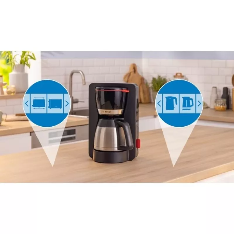 Bosch TKA6M273 kavos virimo aparatas Lašinė kavos virimo mašina 1.1 L