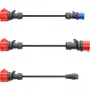 go-e Adapterių rinkinys Gemini flex 11 kW, 3 vienetų komplektas (juodas, 30 cm)
