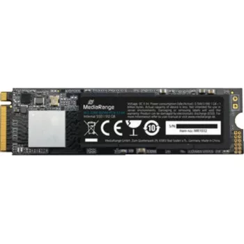 MediaRange MR1032 vidinis kietojo kūno diskas M.2 512 GB PCI Express 3.1 3D TLC NAND NVMe (MR1032)