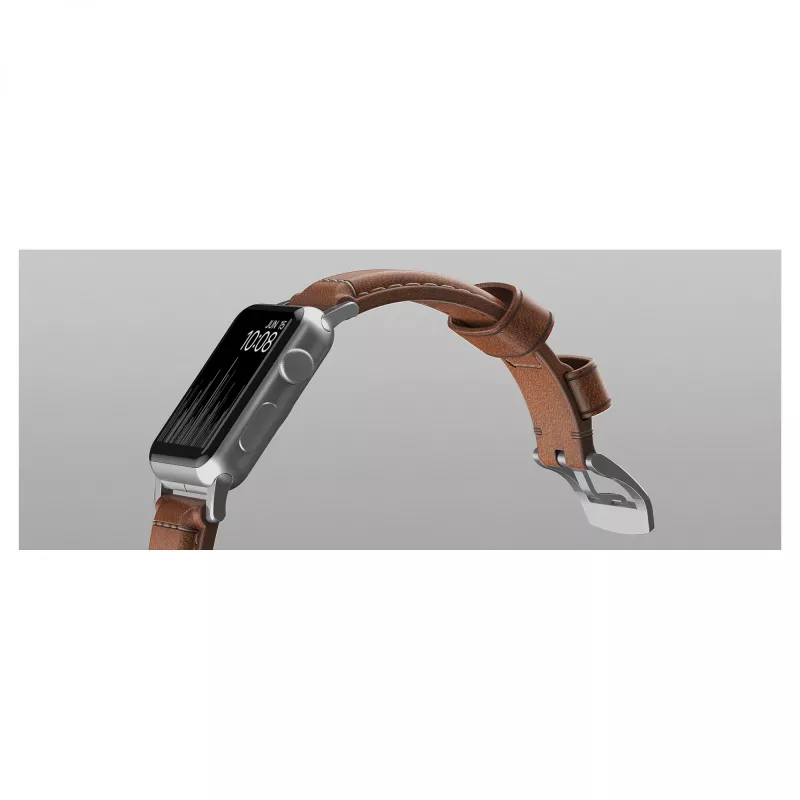 Nomad NM1A4RST00 - Dirželis iš odos, skirtas Apple Watch, rudas