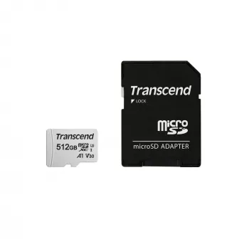 „Transcend“ 512GB „MicroSDXC“ atminties kortelė 300S