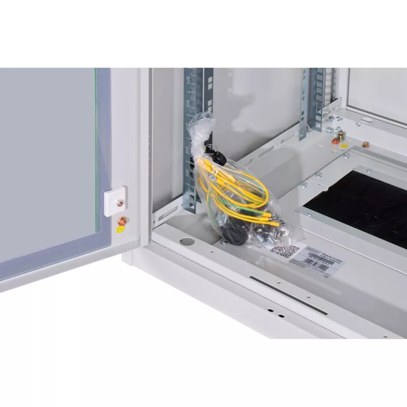 DIGITUS Professional Unique DN-19 22U-6/6-1 – tinklo spinta, šviesiai pilka RAL 7035, 22U, 48,3 cm (19 inch)