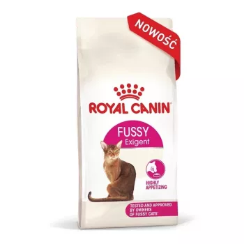 Sausas kačių ėdalas Royal Canin Exigent Fussy 400 g – suaugusioms katėms su paukštienos skoniu, 40% baltymų, 17,5% riebalų