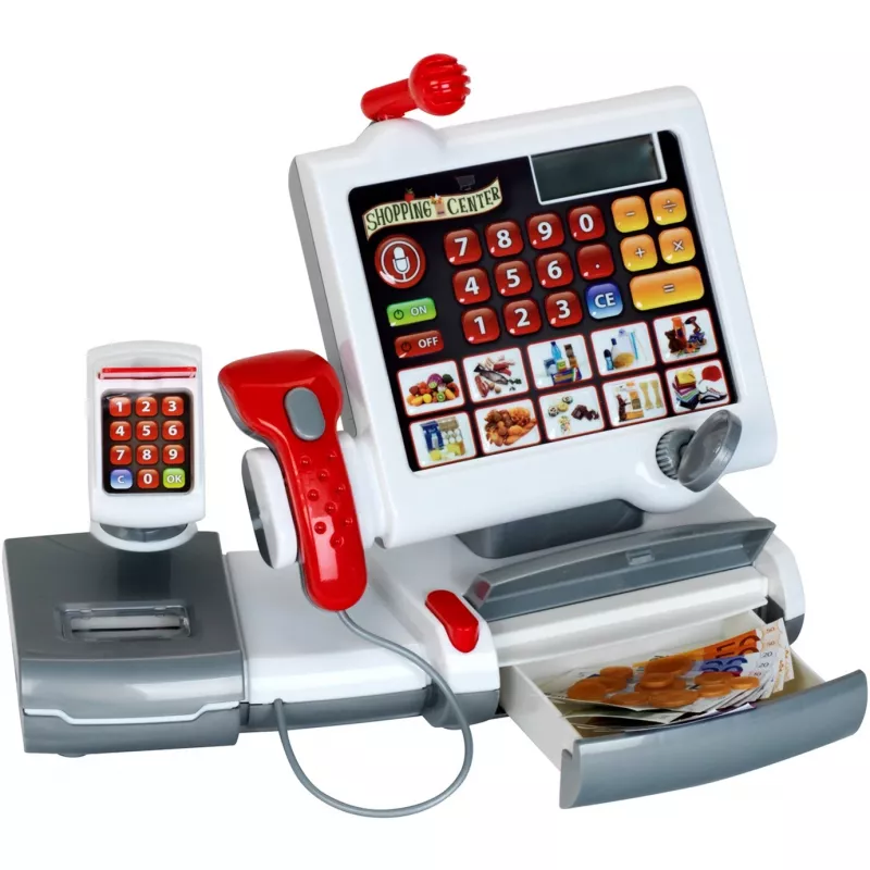Klein Toys Caisse Enregistreuse Tactile (9356) – Kasos aparatas su skeneriu