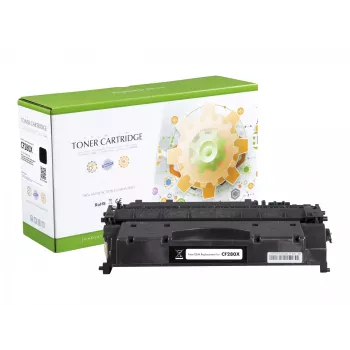 STATIC kasetė su toneriu, suderinama su HP CF280X, juoda, didelės talpos, 6900 puslapių