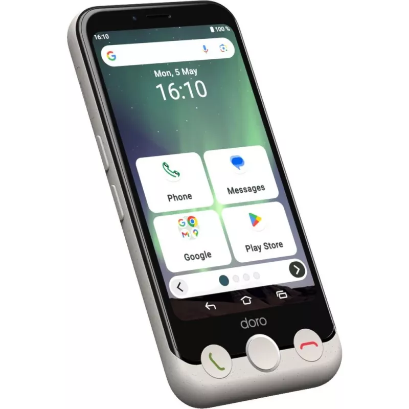 Išmanusis telefonas Doro Aurora A10 4,5 colio 4 GB RAM 64 GB Juoda Balta
