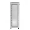 Stovo spinta 19 inch LANBERG FF01-8047-23SL 47U 800x1200 mm pilka su perforuotomis durelėmis