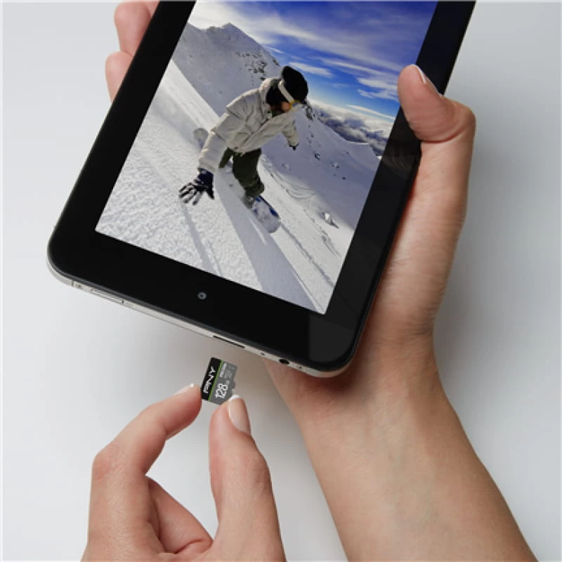 MicroSDXC atminties kortelė PNY PRO Elite 128GB UHS-I, modelis P-SDU128V31100PRO-GE