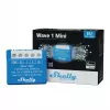 Šviesos relė Shelly Qubino Wave 1 Mini belaidė 110–240V, 8A AC / 5A DC, 868,4 MHz, patalpų, mėlyna