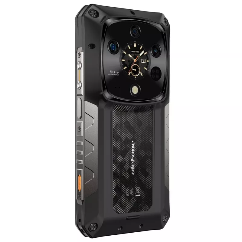Atsparus išmanusis telefonas UleFone Armor 28 Ultra 5G — 16 GB RAM, 1 TB atminties, juodas