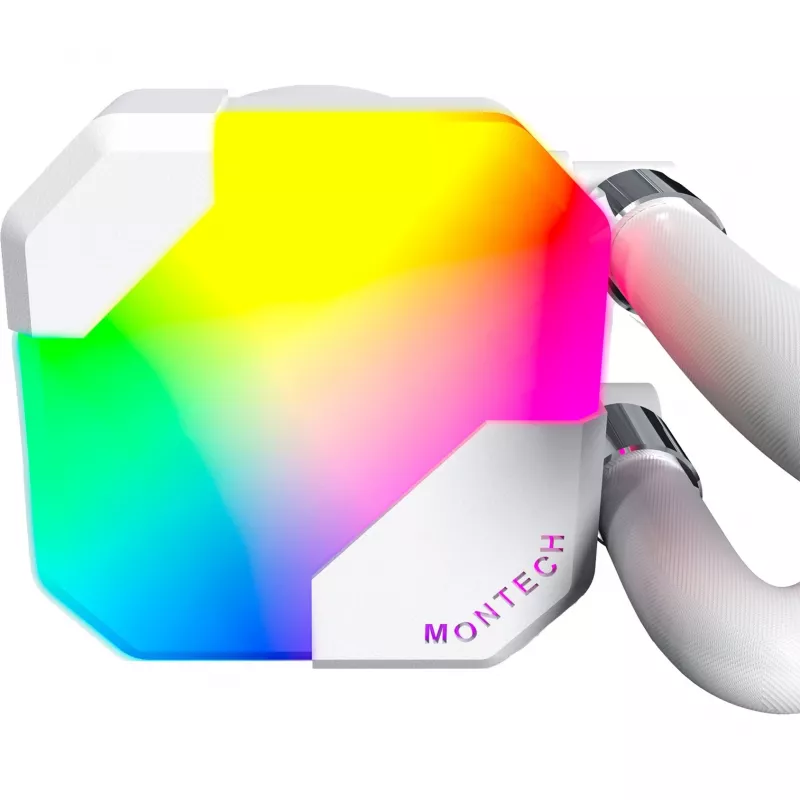 Montech HyperFlow ARGB 360 Baltas – 360 mm radiatoriaus blokas skysčio aušinimui