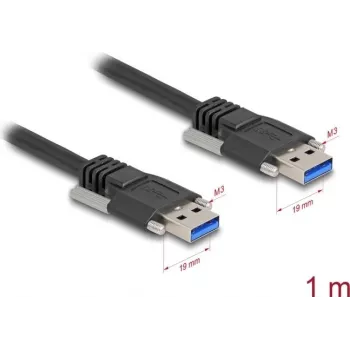 USB kabelis DeLOCK 81254 1 m USB A juodas 5 Gbit/s