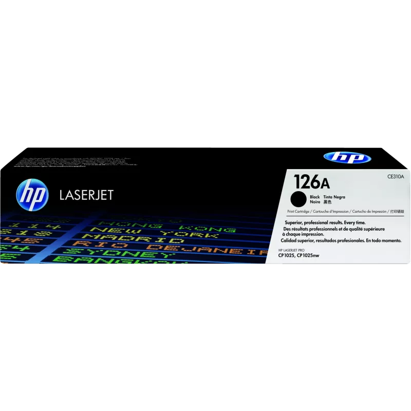 HP 126A Original LaserJet juodos spalvos kasetė, 1200 puslapių, juoda, 1 vnt.