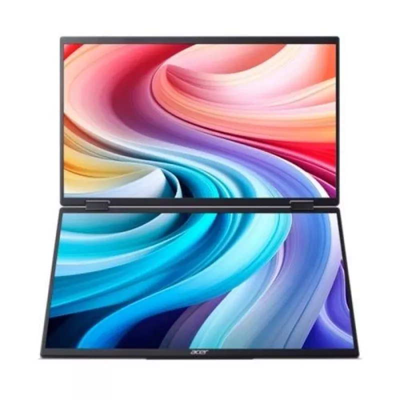 Nešiojamas monitorius Acer PD163QT 15,6 colio Full HD 1920x1080 IPS 8 ms USB-C juodas VESA 75x75