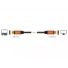 DeLOCK HDMI kabelis HDMI (M) į HDMI (M) 50 cm, triguba izoliacija, juodas/auksinis, 8K palaikymas