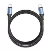 Vention USB 2.0 5A 240W 1m JUODAS USB-C į C laidas