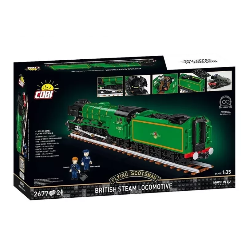 Cobi Flying Scotsman britų garvežys, konstruktorius, 1:35, 2677 detalės