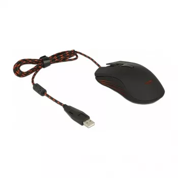 Gaming pelė DeLOCK 12531 ambidekstrinė USB Type-A optinė 4800 DPI