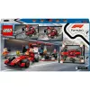 LEGO City F1 Pit Stop rinkinys 60443 – Ferrari F1 automobilis, 322 detalės, 5 minifigūrėlės, nuo 6 metų