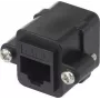 Renkforce RJ7 tinklo adapteris CAT 6 [1x RJ45 lizdas - 1x RJ45 lizdas] Juodas (RF-4712202)