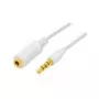 shiverpeaks 2 x 3,5 mm lizdo – 2 m baltas (BS33112)