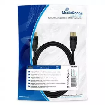 HDMI kabelis MediaRange MRCS210 2 m, HDMI A tipo kištukas, auksuoti kontaktai