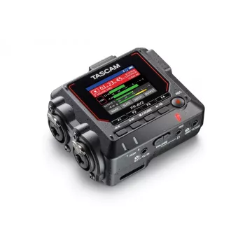 Nešiojamas garso įrašymo įrenginys Tascam FR2-AV — 2 takeliai, 2 XLR kombinuotos įvestys, USB-C sąsaja, 48–192 kHz, 24/32 bitai, microSD iki 512 GB