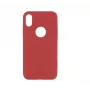 Dėklas Tellur Cover Slim iPhone X/XS — dirbtinė oda, raudonas