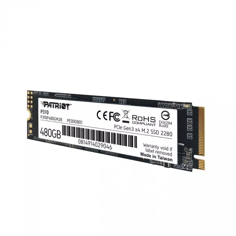 SSD diskas Patriot Memory 480 GB M.2 PCI Express 3.0 NVMe P310