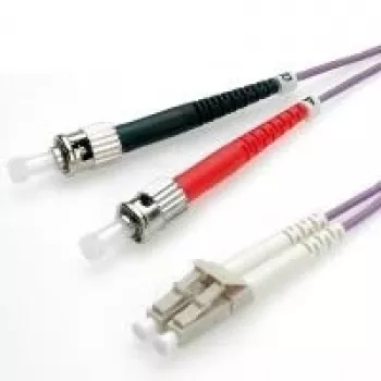 VALUE LWL laidas 50/125µm OM4, LC/ST, violetinis 2,0 m (21.99.8772)
