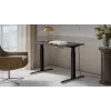 Reguliuojamo aukščio elektrinis stalas MOON 1210×670 mm juoda/antracitas