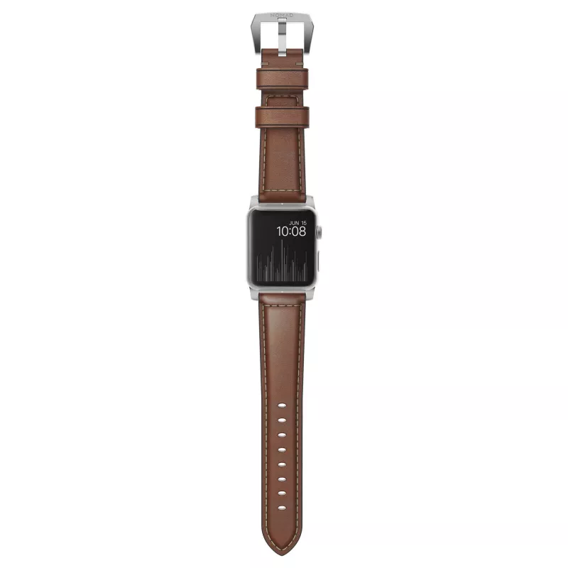 Nomad NM1A4RST00 - Dirželis iš odos, skirtas Apple Watch, rudas