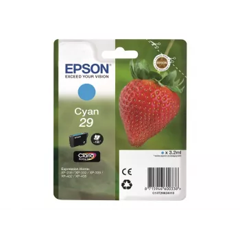 Epson Strawberry 29 C rašalo kasetė, 1 vnt., originali, standartinė išeiga, ciang