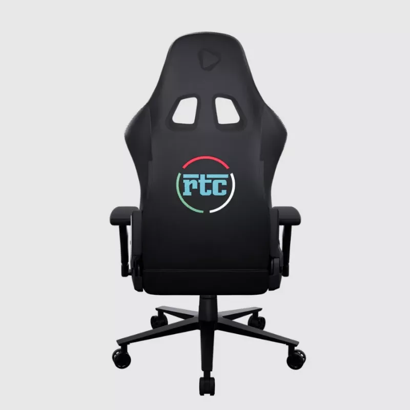Žaidimų kėdė Onex RTC Embrace Hardcore Black – ergonomiškas dizainas, reguliuojamas aukštis ir atlošimas