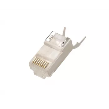 RJ45 jungtis Extralink CAT6A FTP 8P8C, permatoma, vyriška/moteriška, 1 vnt.