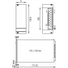 SCHROFF priekinis skydelis PSM - FRONTPL.HF PSU PSM 3HE 10TE (21005477)