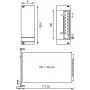 SCHROFF priekinis skydelis PSM - FRONTPL.HF PSU PSM 3HE 10TE (21005477)