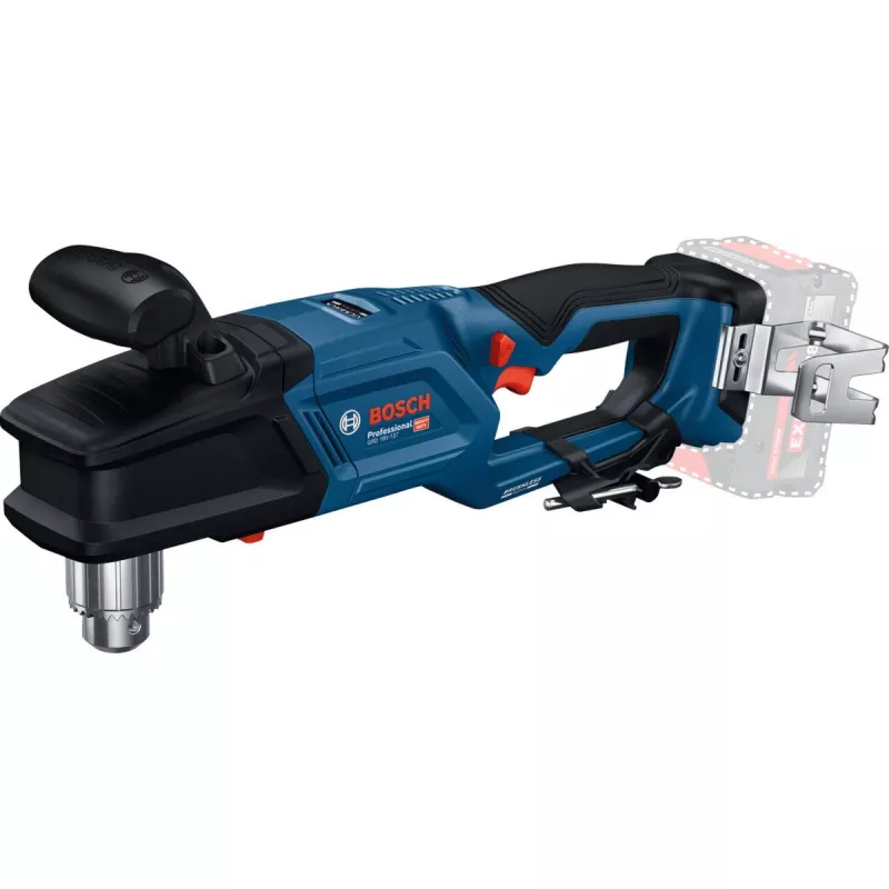Belaidis kampinis gręžtuvas GRD 18V-127 Professional solo, 18V (mėlyna/juoda, be akumuliatoriaus ir įkroviklio)